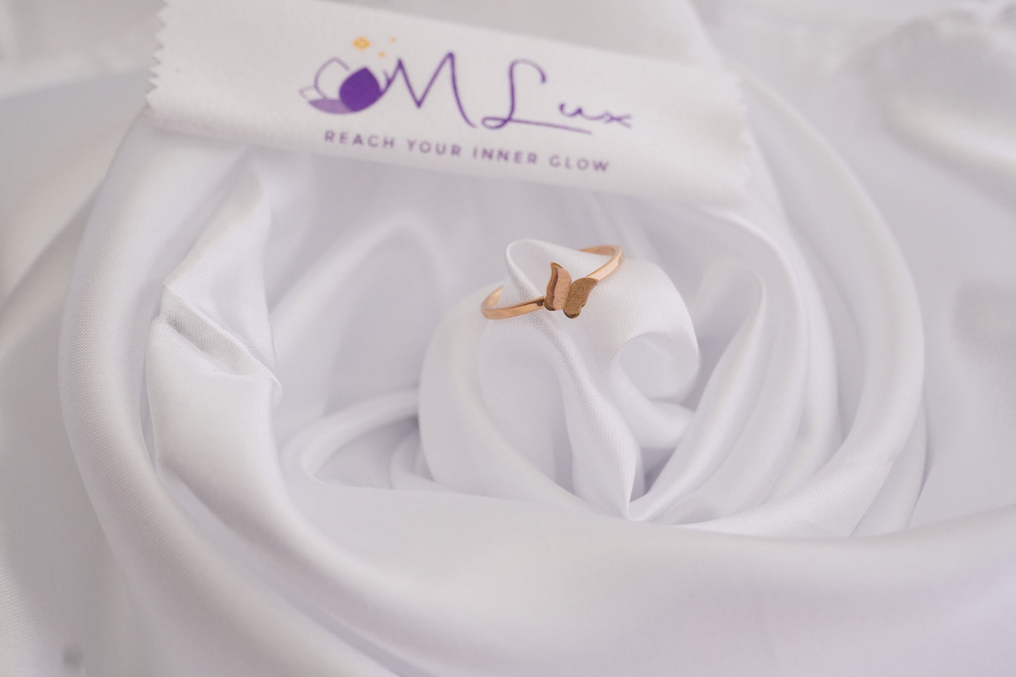 Adjustable Butterfly Ring