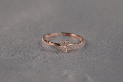 Adjustable Flower Ring